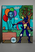Greninja & Mew Painting